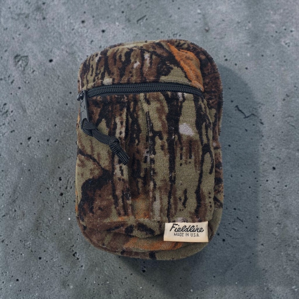 Fieldline USA Fleece Camo Accessory Pouch Hunting Belt Bag Small